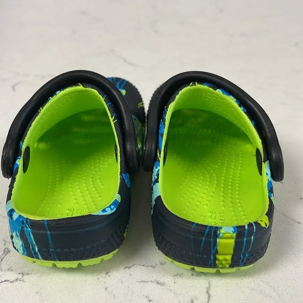 CROCS - Littles CLASSIC META SCAPE CLOG Jelly Fish Size 6